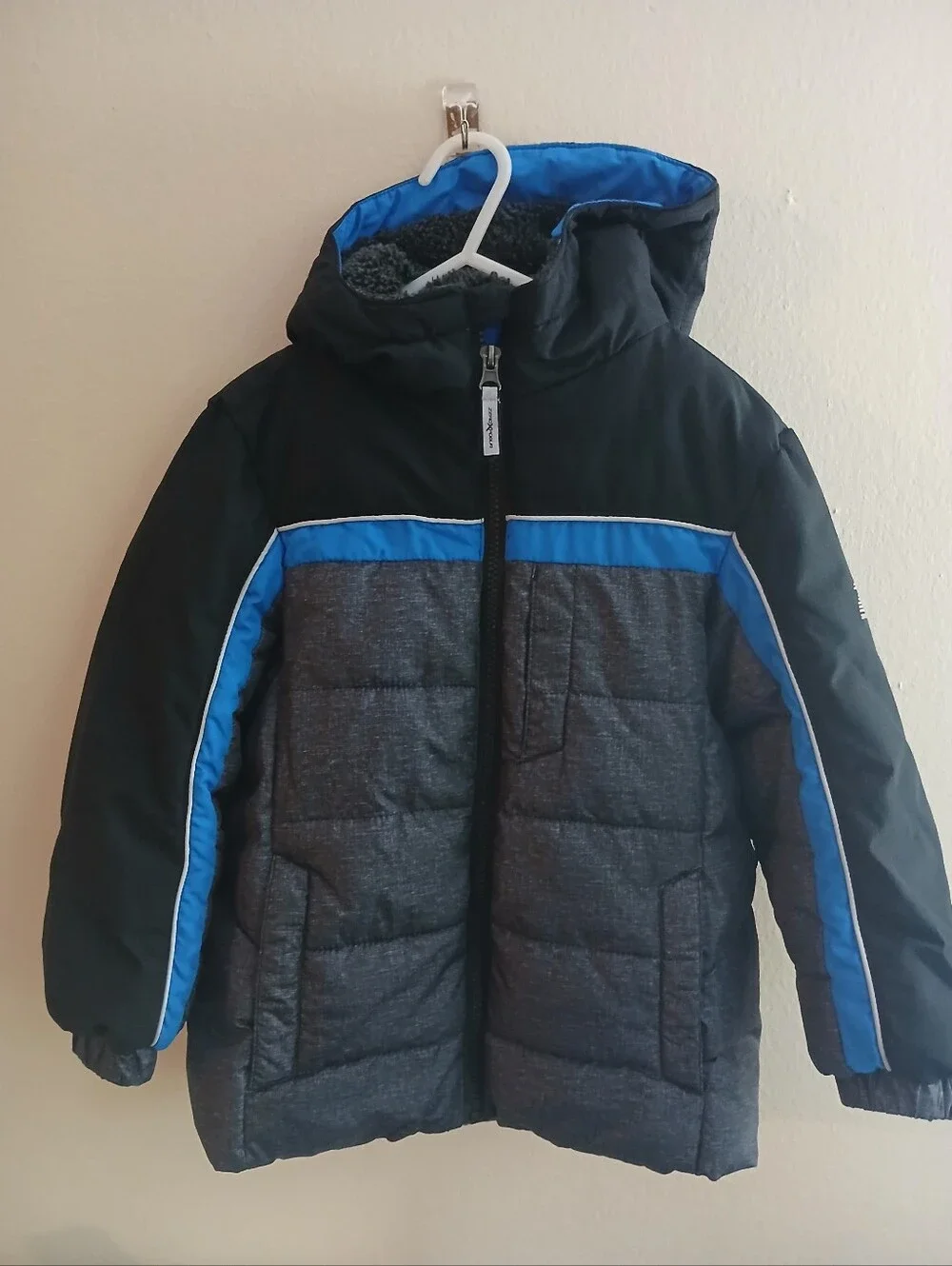 ZeroXposur Black & Blue Kids' Fleece-Lined Jacket